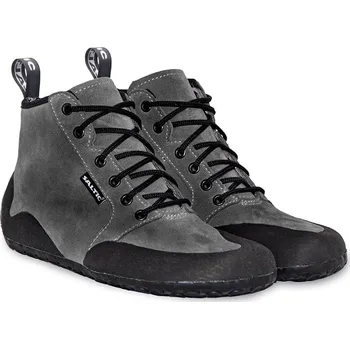 Pánská treková obuv Saltic barefoot Outdoor High Grey ExtasyFix® Velikost: 43