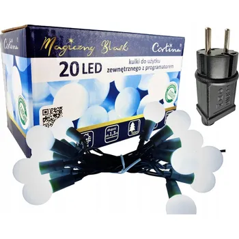 Vánoční dekorace Vánoční osvětlení na stromeček Cortina venkovní 2,8 m 11 - 20 světel