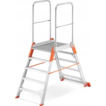 Žebřík Hliníkový Žebřík Aloss 1 x 5 do 150 kg