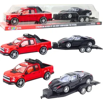 autíčko Sada Terénní Auto Červený Odťahovka Auto Černý Sportovní 59cm