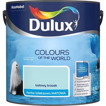 barva na zeď Dulux 2,5 l matná latexová Barva na zeď Ice Dawn