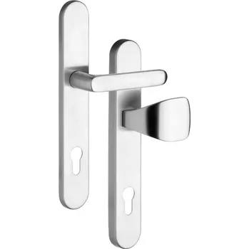 Dveřní kování RX802-40 EXCLUSIVE Nerez mat – Madlo: Knoflík, Rozteč: 90