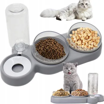 Sada dvou misek na krmení Bedee, plastové, 500 ml