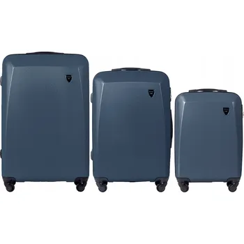 WINGS sada 3 cestovních KUFRŮ cestovní SADA zavazadel DO LETADLA tvrdé