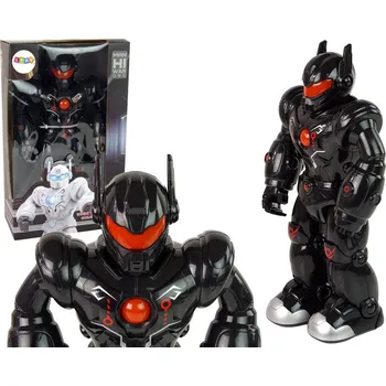 Robot INTERAKTIVNÍ ROBOT CHODÍCÍ ZVUKY SVĚTLA ČERNÝ