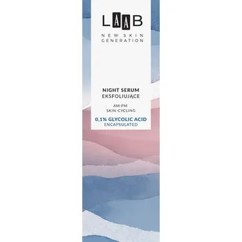 Pleťové sérum AA LAAB AM:PM Noční sérum s exfoliačním účinkem 0,1% kyseliny glykolové, zapouzdřené, 30 ml
