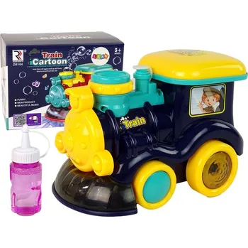 Bublifuk Lokomotiva na bubliny jezdí, světlo, zvuky, modrá