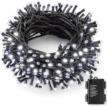 Vánoční dekorace senzanakupy venkovní vánoční řetěz 5 m bílá