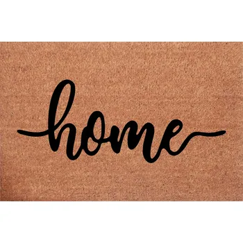 Kokosová rohožka ke dveřím Velká Nápis Home Klasická rohožka