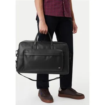 Cestovní taška Víkendová taška Tommy Hilfiger Th Flag Duffle AM0AM14007 Černá OS