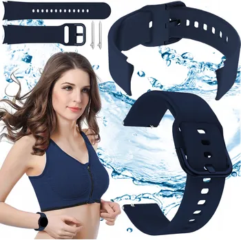 Pouzdro na mobilní telefon Řemínek ChronSmarta pro Samsung 20mm, modrý