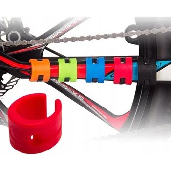 rám kola Kryt rámu pod řetěz Chránič na rám kola ENLEE 4 kusy zelený