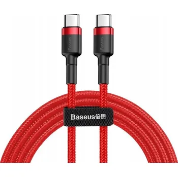 Datový kabel Kabel Baseus USB-C - USB-C 2 m červený