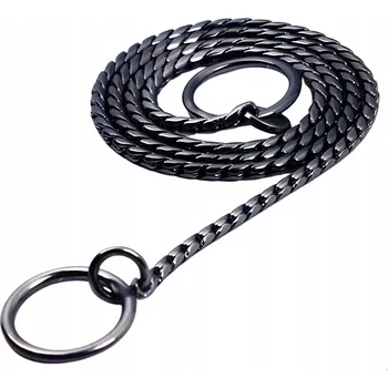 Obraz STAHUJÍCÍ OBROŽEK ŘETÍZKOVÝ TRENAŽÉRNÍ PRO VÝCVIK PSŮ ČERNÝ ROZMĚR 4MM*50CM