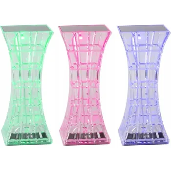 Lampička Křišťál noční lampa, LED, RGB, USB, dálkový ovladač , moderní tvar