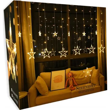 Vánoční dekorace EXSMART girlanda 138 LED bílá