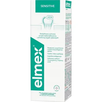 Ústní voda Elmex Sensitive Plus Ústní voda s aminfluoridem 400 ml