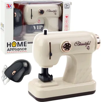 Hračka šicí stroj s myškou pro děti světla bílá