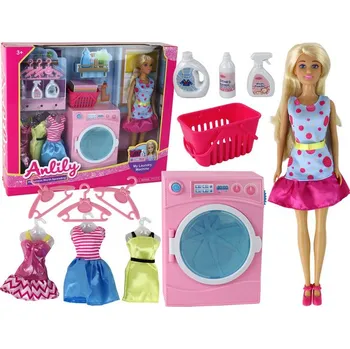 Panenka Panenka Anlily Prádelna Sada Příslušenství Pračka XXL