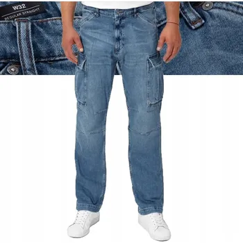 Pánské džíny Pitbull Deerhorn pánské džíny rovného střihu velikost 31/32