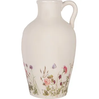 Bytová dekorace Clayre & Eef - Dekorativní keramický džbánek BLOOMING SPRING 6CE1925