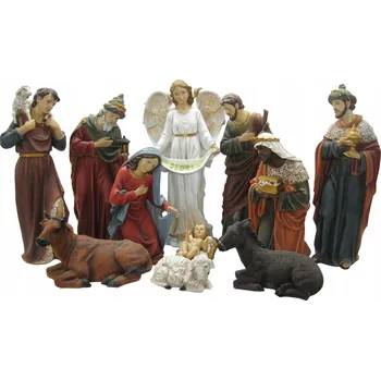 Betlém Venkovní betlém z pryskyřice - 41 cm, 11 figurek