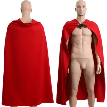 Karnevalový kostým Lencera Vlněný římský plášť Centurion, červený