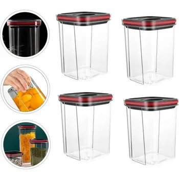 Dóza na potraviny Sada dóz na potraviny, vzduchotěsné boxy na jídlo