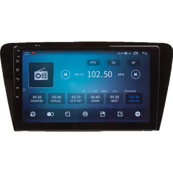 Multimediální centrum Autorádio pro Škoda Octavia III 2013-2018 s 10,1" LCD, Android, WI-FI, GPS, CarPlay, 4G, B