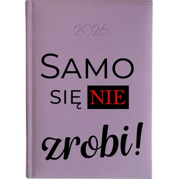 Kalendář Knižní kalendář 2026 A5 FunnyCase fialový