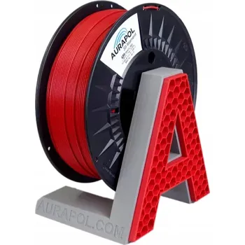 Filament Filament AURAPOL PLA 3D Cervena metaliza Červený 1 kg 1,75 mm