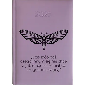 Kalendář Knižní kalendář 2026 A5 FunnyCase fialový