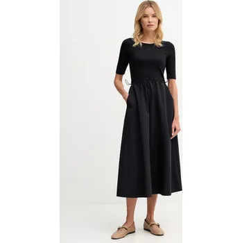 Dámské šaty Šaty Dkny černá barva, midi, DJ5D9113 99X, vel. XS
