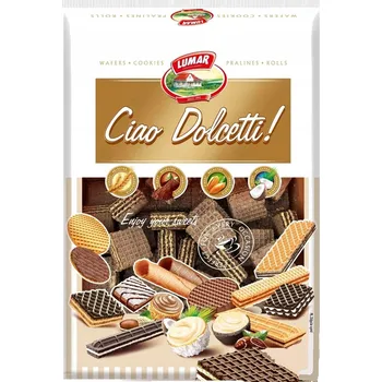 Lumar Ciao Dolcetti Mini Oplatky s Mléčným Krémem 400g