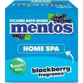 Mentos šumivá koule do koupele 140g ostružina