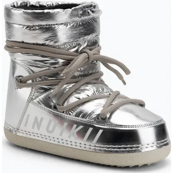 Dámská zimní obuv Dámské sněhule INUIKII Mountain Metallic silver