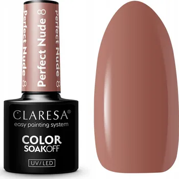 Přípravek na nehty Claresa béžový hybridní lak Perfect Nude 8