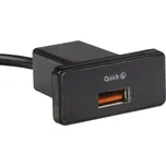 USB nabíječka QC3.0 do panelu. 12/24V