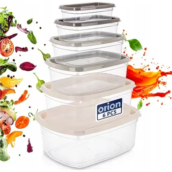 Dóza na potraviny 6x Kuchyňská Nádoba na potraviny – sada dóz