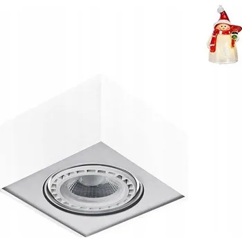 Kvadratový stropní reflektor AZzardo bílý