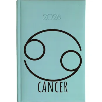 Kalendář Knižkový kalendář 2026 A5 FunnyCase modrý