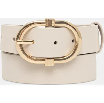 Opasek Kožený pásek Answear.LAB dámský, béžová barva 2007.ijk 80X, vel. 95