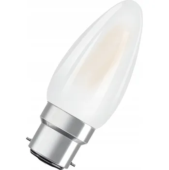 Žárovka OSRAM LED žárovka svíčka B22d 2,5W 2700 K matná