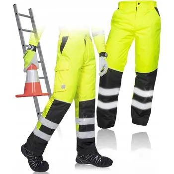 Pracovní obuv Pracovní zateplené výstražné kalhoty Ardon dlouhé, velikost 3XL, žluté