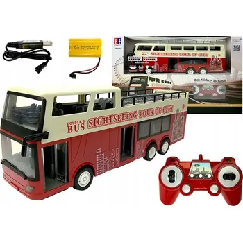 RC model auta PATROVÝ AUTOBUS NA DÁLKOVÉ OVLÁDÁNÍ R/C 2.4G 1:18 PRO DĚTI
