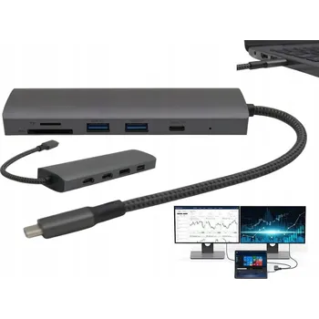 DELL Rozšíření Obrazovky pro 2 Monitory Dokovací Stanice USB-C PD 4K HDMI