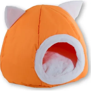 Pelíšek pro psa Bouda pelíšek pro kočku 40x40x34 cm oranžová