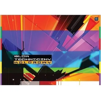 Blok Technický blok Barevný Interdruk A4 160g 10k