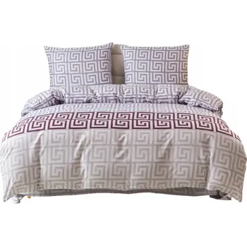 Povlečení KOMPLET POVLEČENÍ BAVLNĚNÉ 160X200 + 2 x POVLEČENÍ 70X80 ELEGANTNÍ MRAMOR