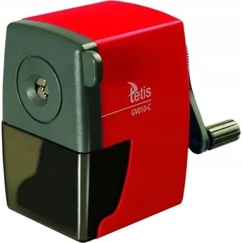 Ořezávátko Ořezávátko ruční, s nádobkou Tetis černé, červené